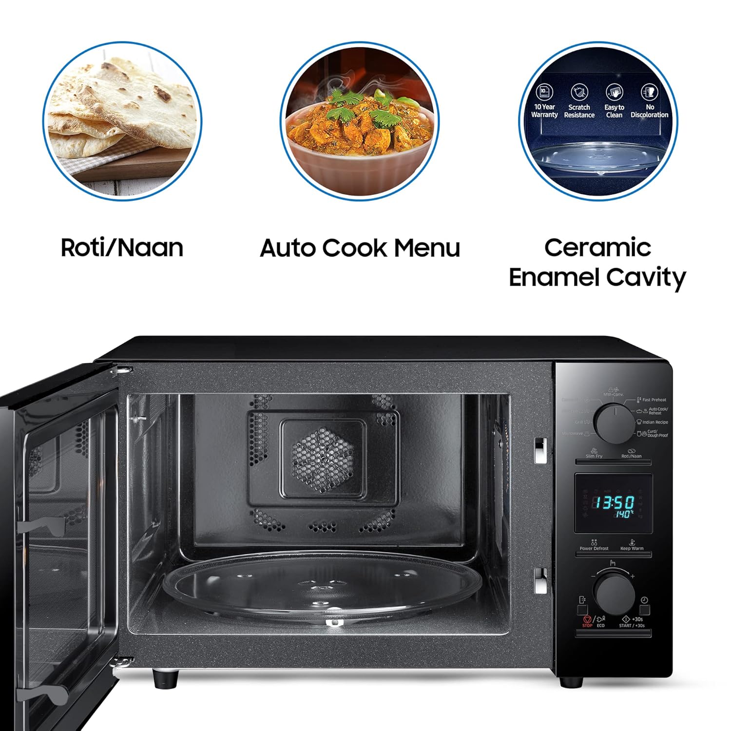 Samsung 32 L Tandoor Technology Convection Microwave Oven CE117PC-B3